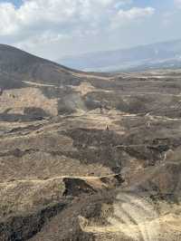 人生必定來搭一次直升機高空觀看阿蘇火山口