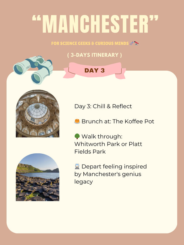 Manchester 3-days itinerary 💫