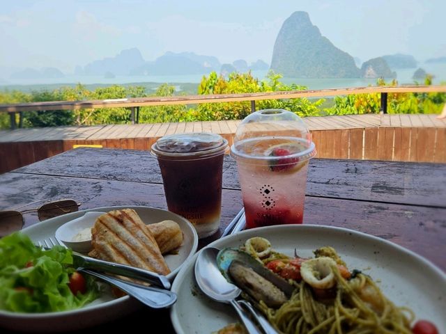 Bay view cafe คาเฟ่วิวหลักล้าน มุมพาโนรามาสุดปัง