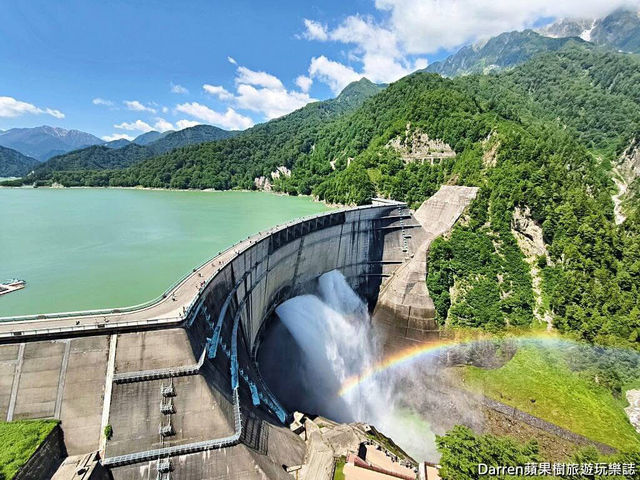 #北陸 #立山黑部🇯🇵 沒想到水庫觀光放水居然也這麼美！