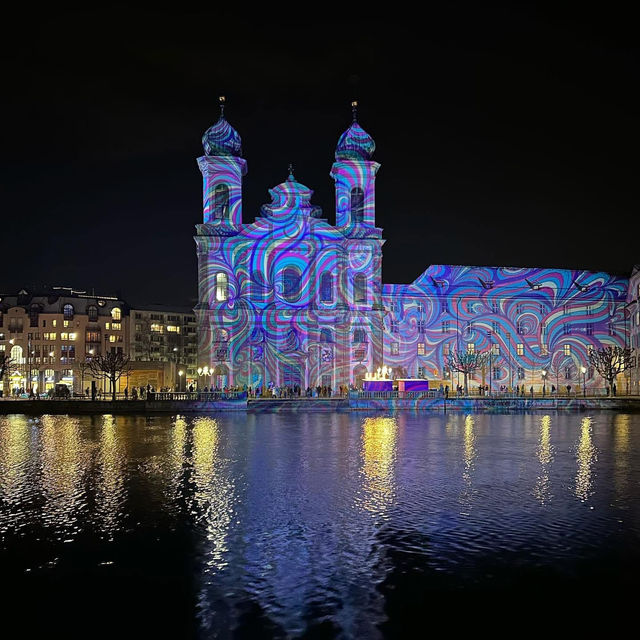 ✨ “Shadows Painted in Light: An Evening at Lilu Light Festival”