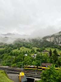 Misty Magic: A Rainy Day in Lauterbrunnen