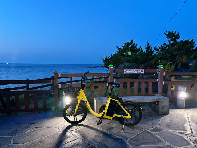 🌅 일몰의 운치가 있는 용두암