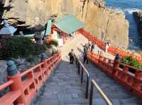 🌊 Udo Jingu – A Serene Cliffside Shrine by the Sea