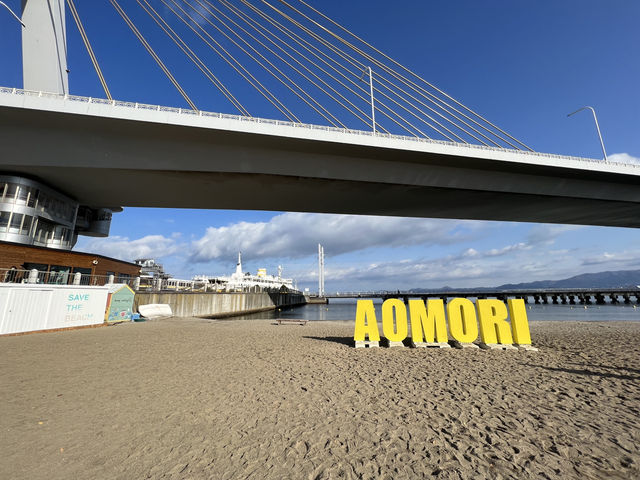 🌊 Hidden Coastal Charm – Aomori Ekimae Beach