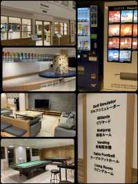 在大阪，睡在海邊的酒店