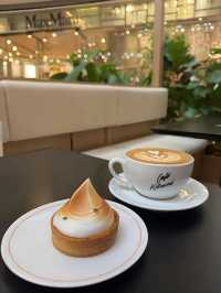 Coffee Break at a Stylish Café