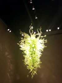 Admire beautiful glasswork art in Seattle