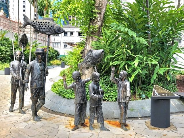 A Chill Slice of Green in the City : Telok Ayer Green