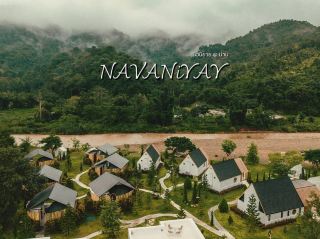 Nan accommodation amidst mist and mountains
