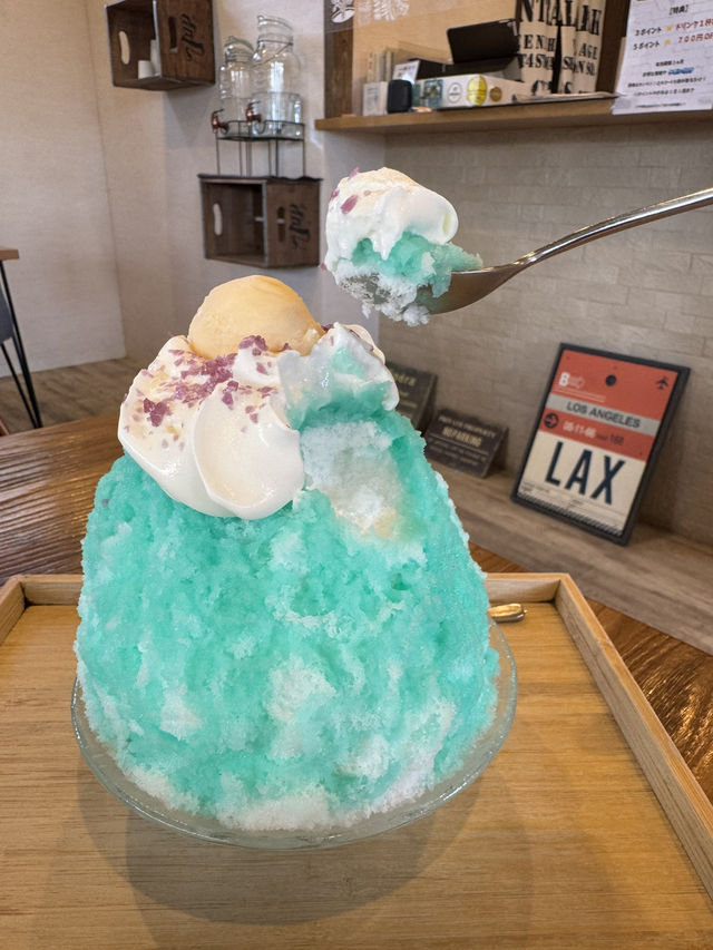 【福岡カフェ】他とは少し違う自家製シロップが美味しいかき氷🍧