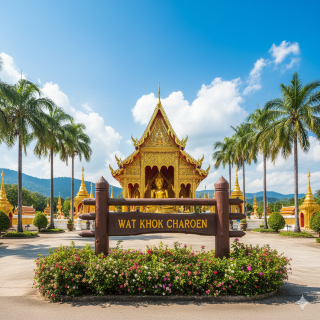 Khok Charoen is very prosperous with peace.