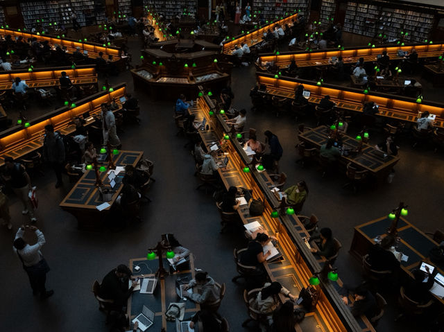 世界で最も美しい図書館のひとつState Library of Victoriaへ📖📕📚
