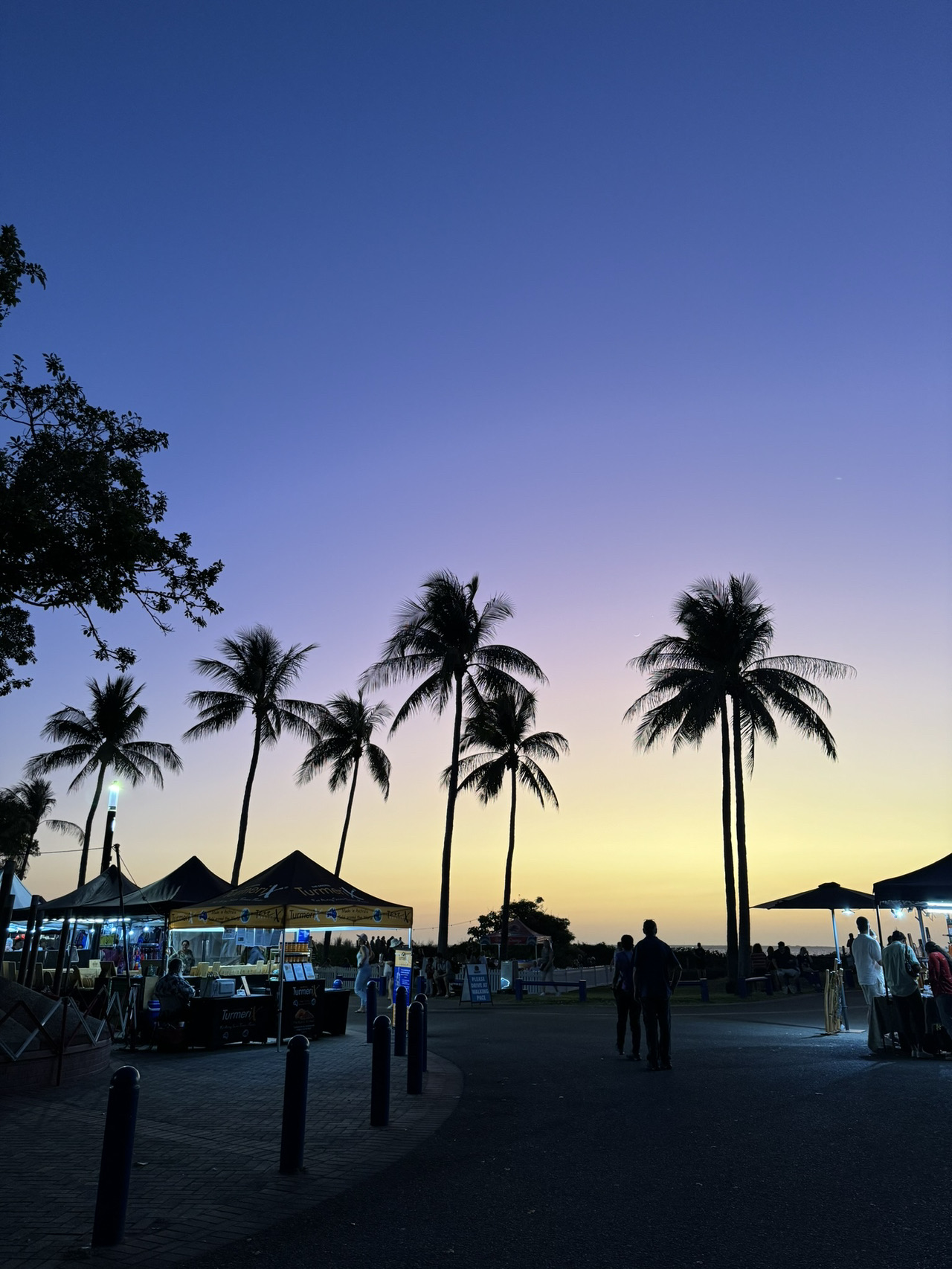 [Darwin, Úc] Được bao quanh bởi hoàng hôn và hương thơm tại Chợ hoàng hôn bãi biển Mindil 🌅🍜🌺