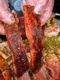 福田隱藏版BBQ餐廳，18小時果木慢燻美味爆發