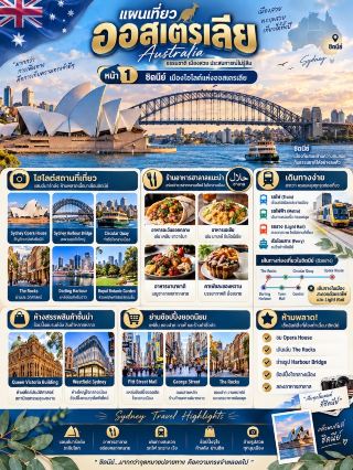 🇦🇺✨ แผนเที่ยวออสเตรเลีย 3 เมือง เที่ยวให้ครบในชุดเดียว! ✈️🌏