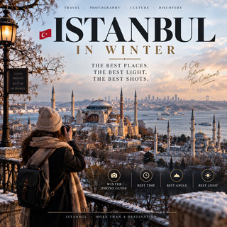 🇹🇷 Стамбул зимой: однодневный фотомарафон 📸❄️