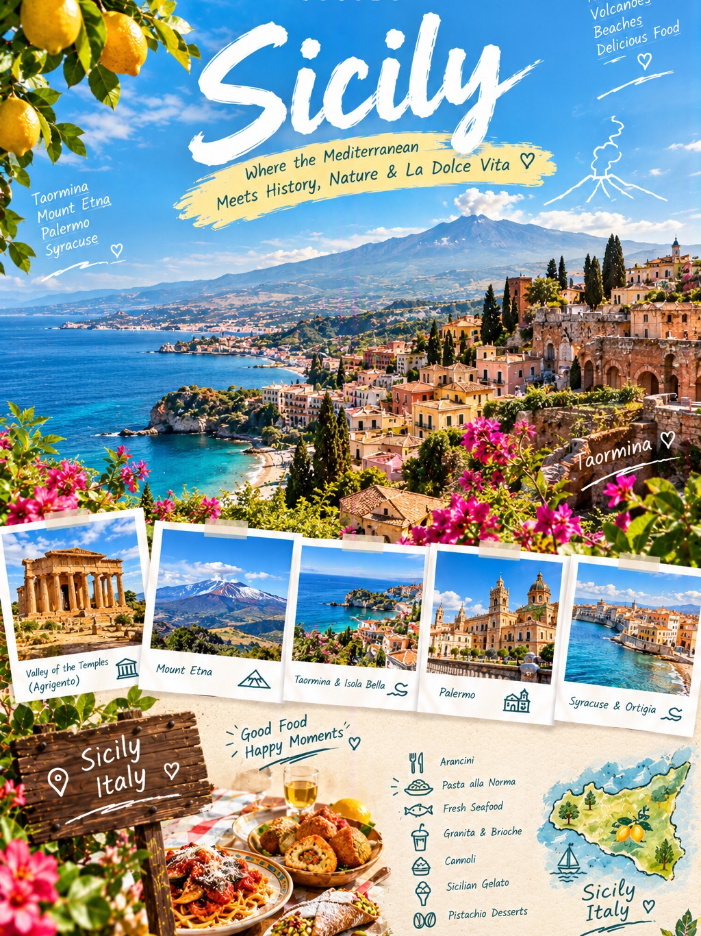 🇮🇹 Sicily: Where the Mediterranean Meets History, Nature & La Dolce Vita 🌊🍋✨