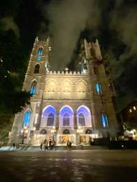Basilica of Montreal 🇨🇦 at night 