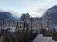 The iconic view Fairmont Banff Springs Hotel