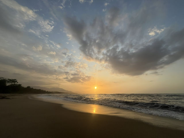 Buritaca sunset is wonderful 