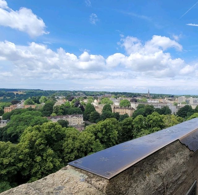 從高處俯瞰的魔幻Bristol⭐️Cabot Tower的壯麗全景🔆