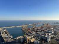 Barcelona ocean and buildings 🇪🇸