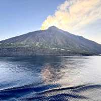 Stromboli one of the active Volcano