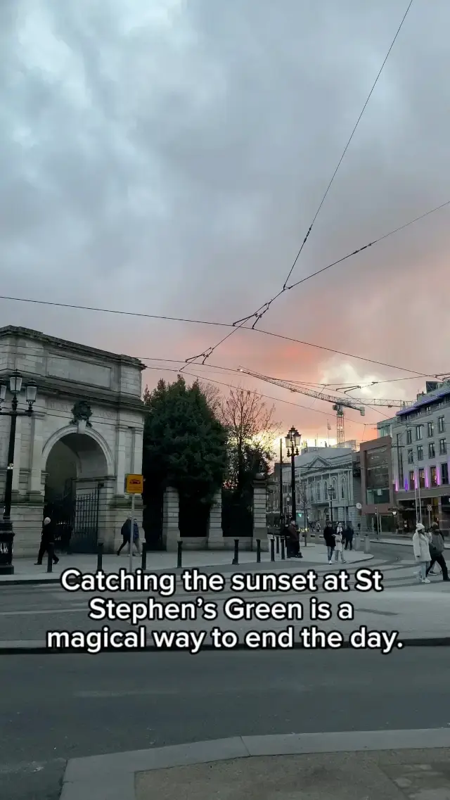 Sunset Stroll in Dublin 🌅☀️