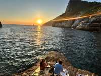 The beach of the portovenere