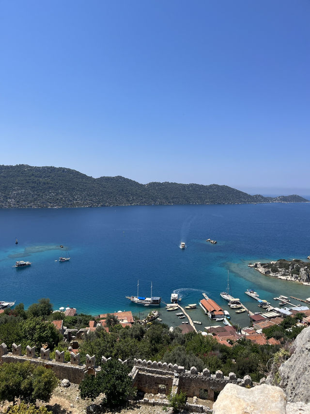 Scenic View of Kaleköy (Simena Ancient City)  
