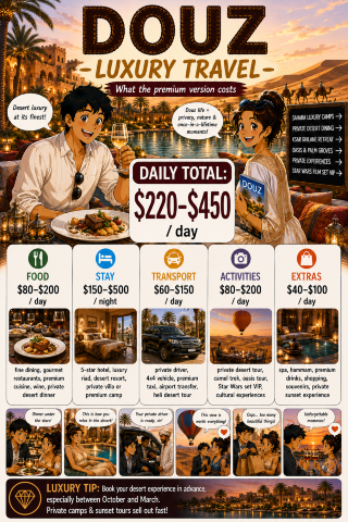🗺️ Douz for Every Budget 🇹🇳