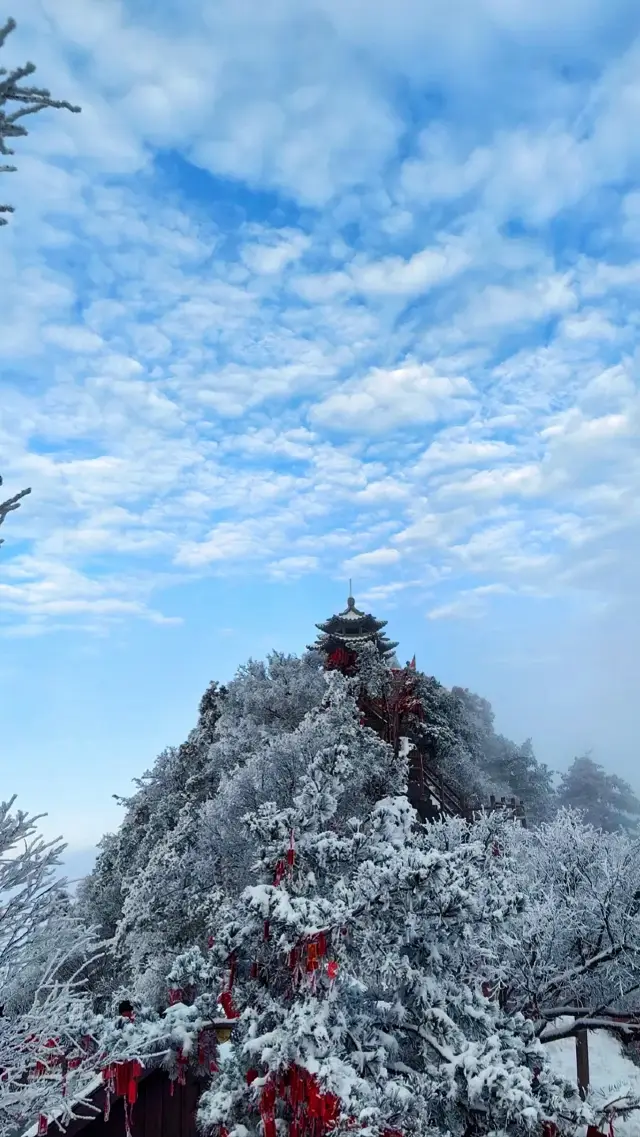 老君山連續降雪我的建議是