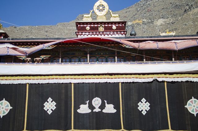 拉薩著名的藏傳佛教寺廟色拉寺