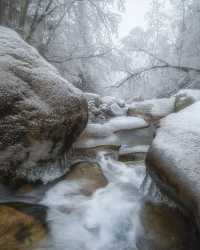 斯洛伐克上塔特拉山的雪