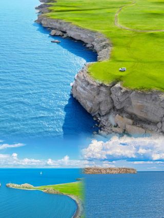 I flew all this way just to see the sea at the edge of the grassland