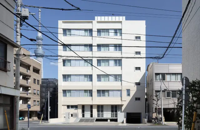 A hotel with a strong sense of design next to the Sky Tree