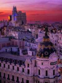 Madrid Magic: Sunsets & City Vibes 🌅✨