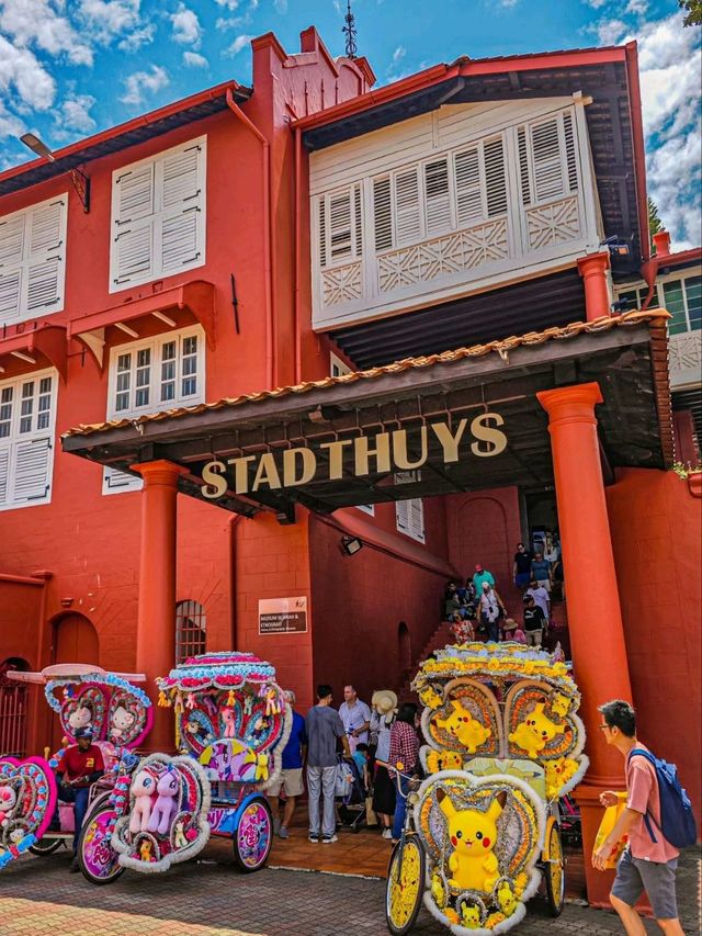 This is the Dutch Red House in Malaysia♥️🤩