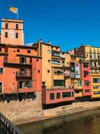Vibrant Buildings Along the Onyar River in Girona 🇪🇸