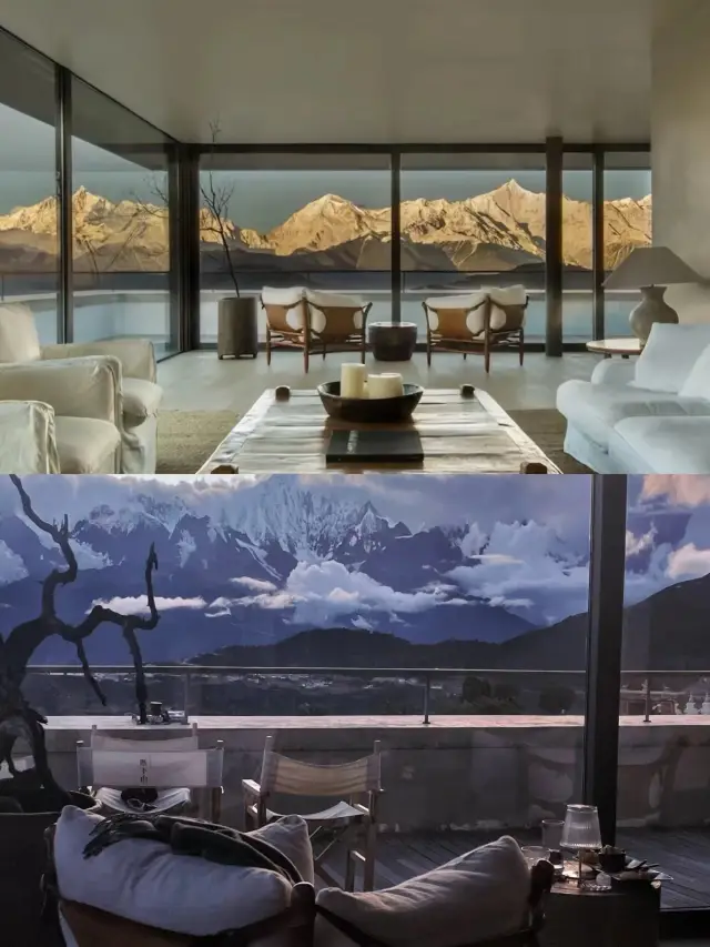 國內野奢天花板:唯一全景雪山酒店！