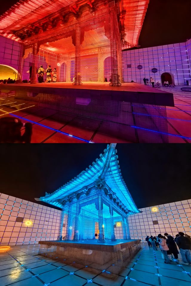 只有河南戲劇幻城  夜晚夢幻般的視覺效果