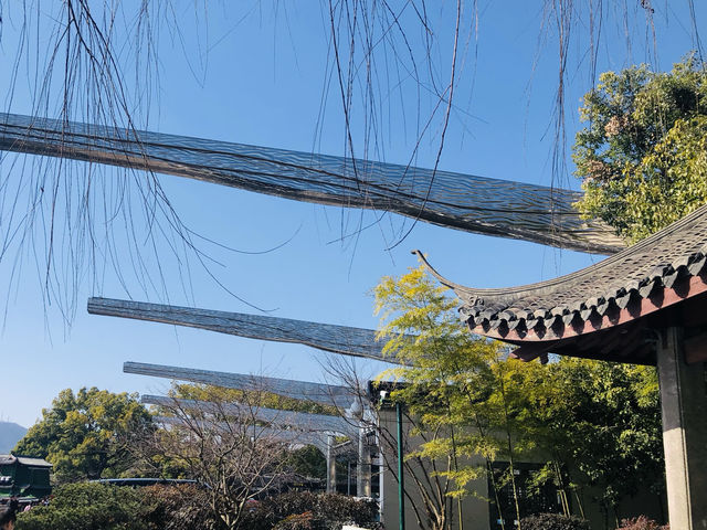 西湖美景和雷峰塔