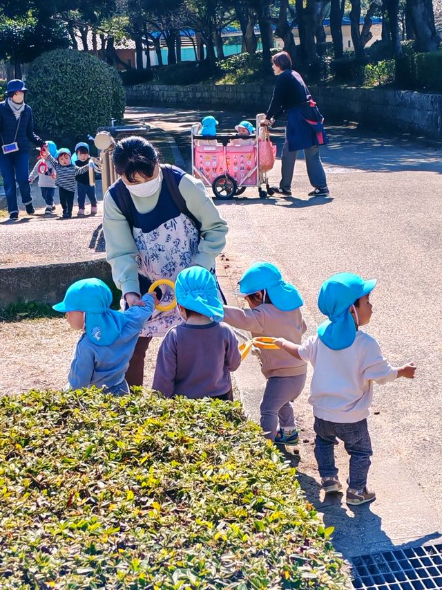 在日本四國德島中央公園欣賞櫻花
