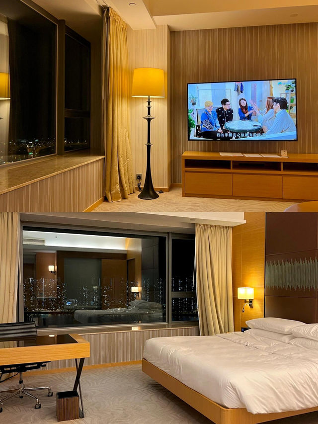 🌊香港沙田凱悅酒店實測！把維港浪漫搬進房間的神仙體驗✨