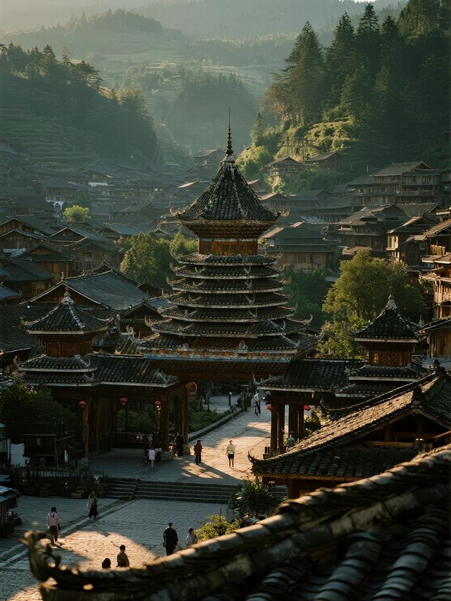 黎平肇興侗寨親子遊！帶小朋友住吊腳樓，體驗 3 種非遺超有趣