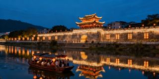 Night Tour on Ting River, Dreaming Back to Tingzhou: Unlock the Ancient City’s Night Charm by Boat