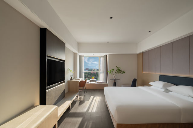 藍色幾何酒店新鄭機場店 | 機場接駁直接變成「頭等艙」，懶人入住太香了！ 新鄭 > 藍色幾何酒