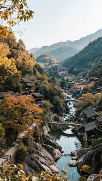 11月的江西望仙谷，四天三晚住進懸崖上仙俠世界！