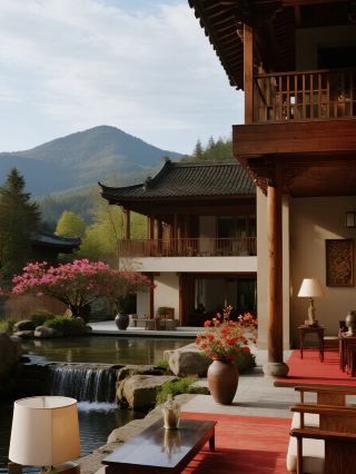 마치 전통 중국 수묵화 속에 사는 듯한 느낌! 황산 기슭의 연못가에 자리한 백년 된 후이저우 상인의 집을 발견했습니다.